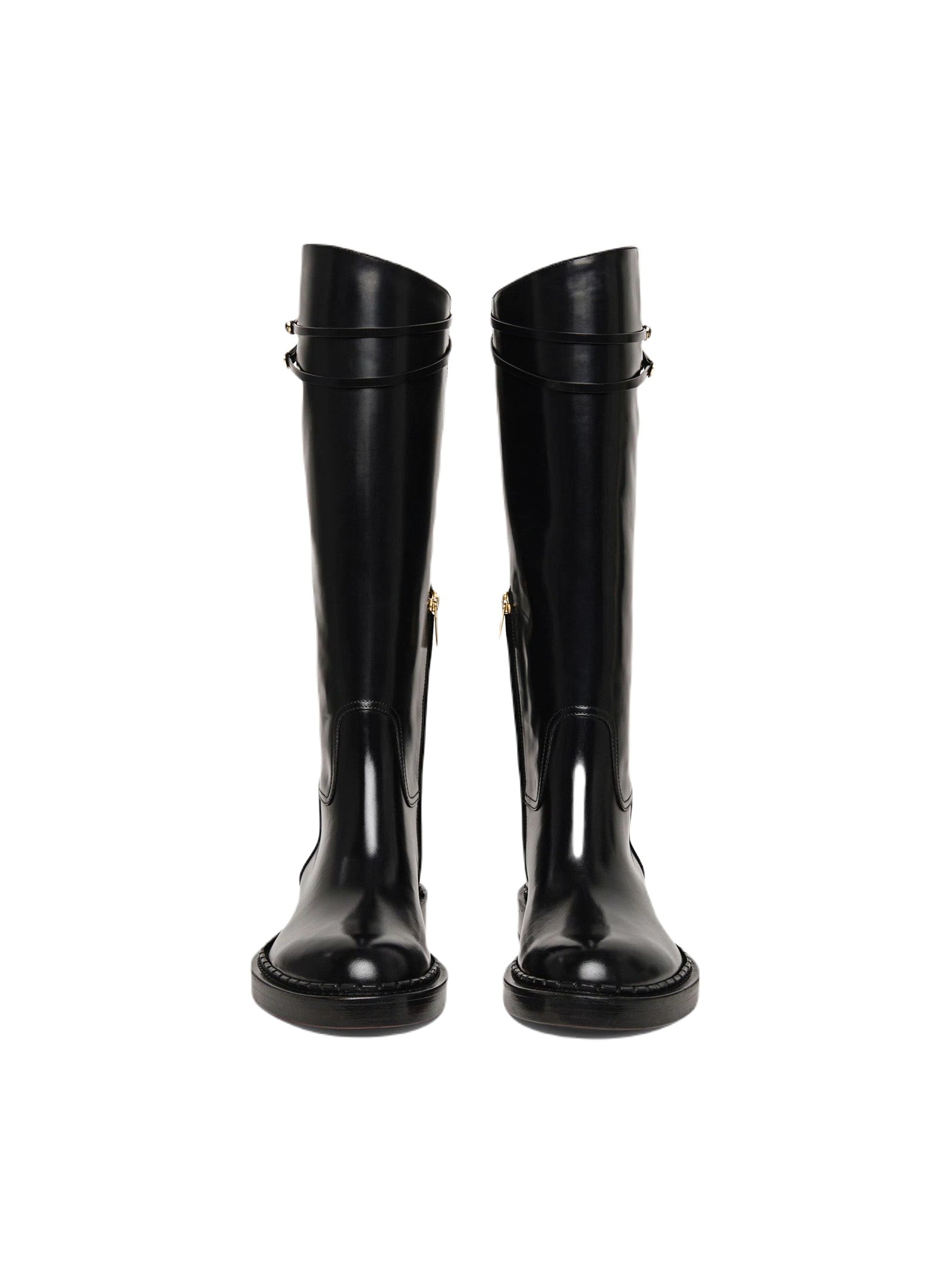 SANTONI STIVALE IN PELLE WSAL70569BJ2TLGA N01