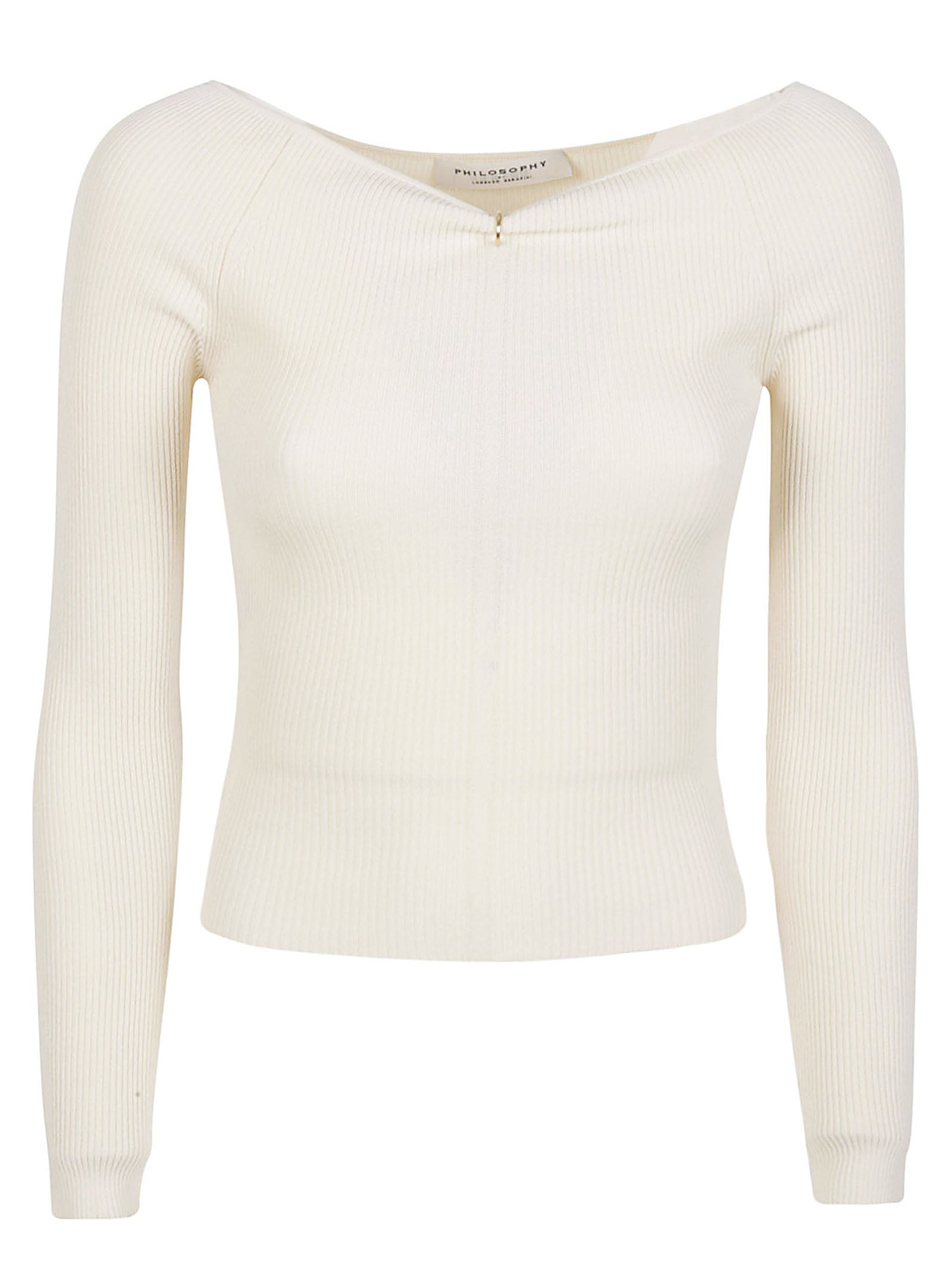 PHILOSOPHY MAGLIA SCOLLO AMPIO 09012100 0002