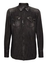 DSQUARED2 CAMICIA WESTERN IN DENIM S74DM0848S30826 900