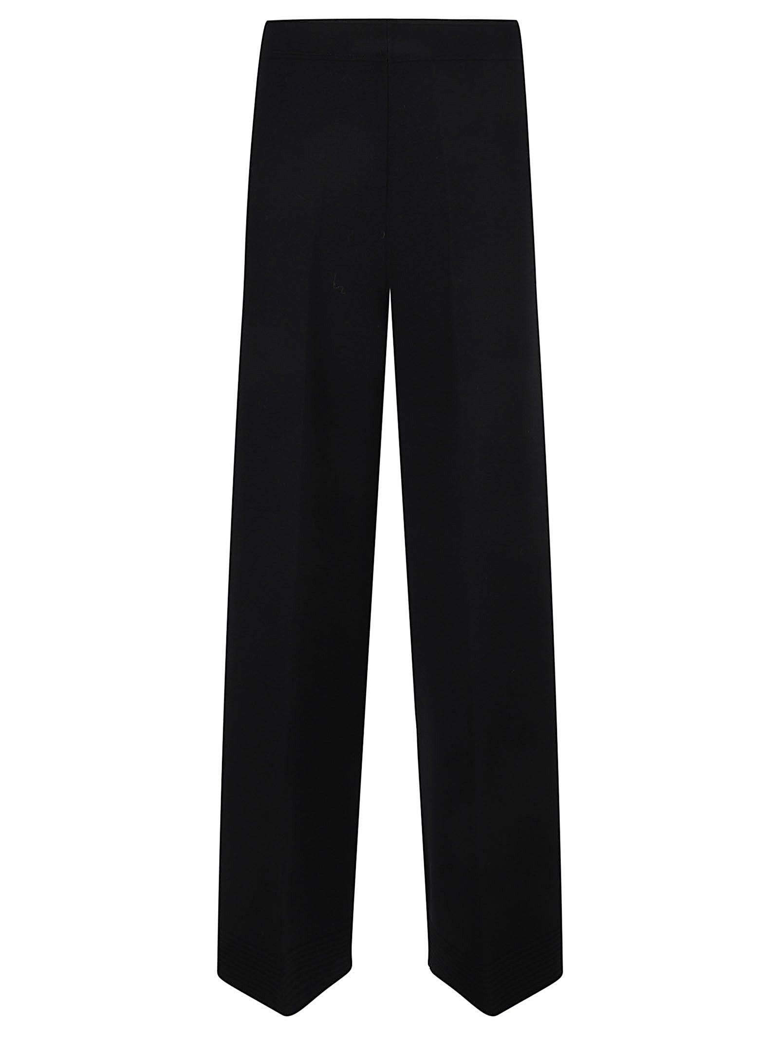 D.EXTERIOR PANTALONE AMPIO LANA MERINOS 61332 2NERO