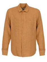 AMARANTO CAMICIA IN LINO B6AB0018 62M