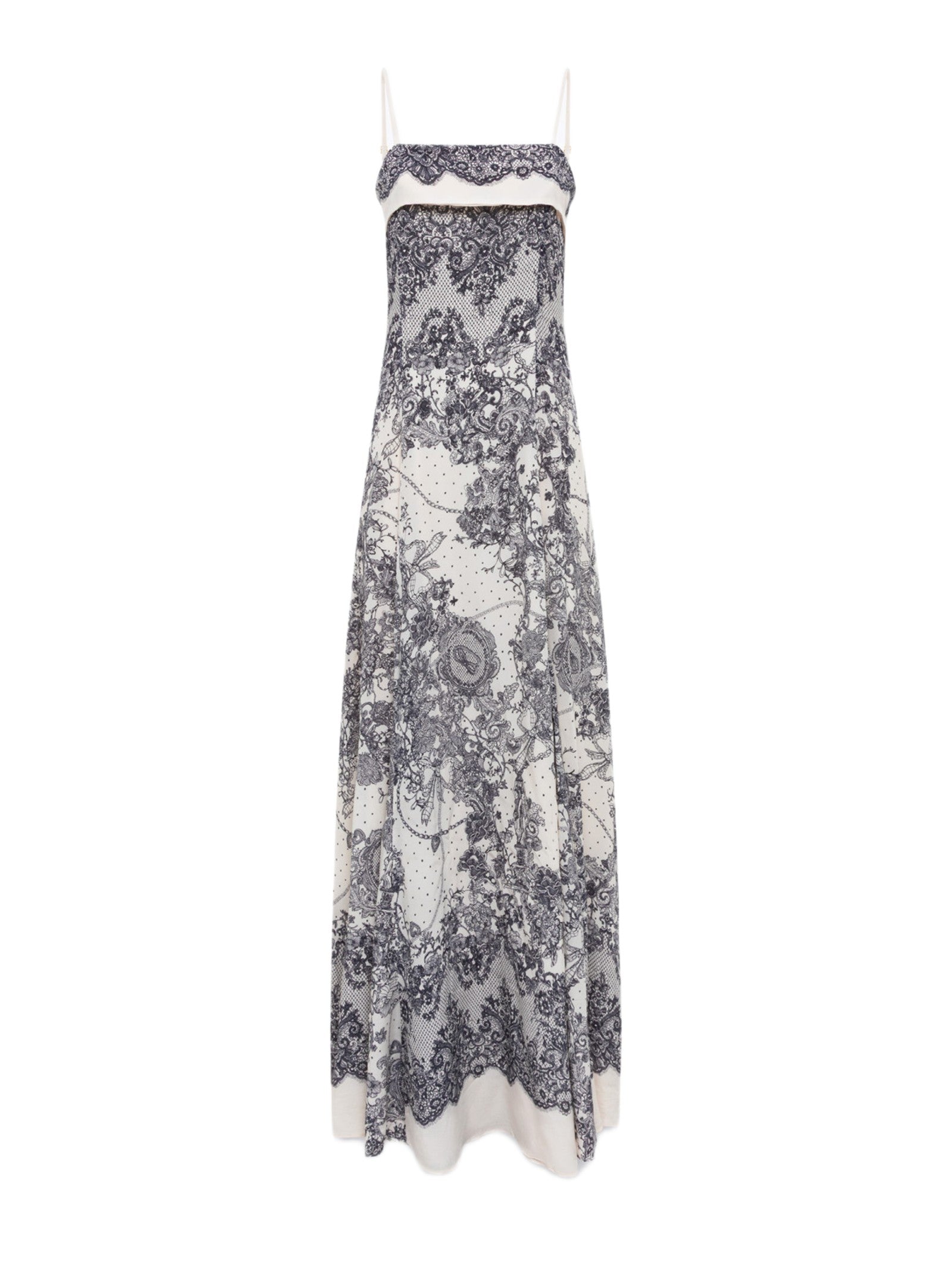 BLUGIRL LUNGO CON STAMPA PIZZO RA6160T523A P9401