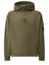 C.P. COMPANY FELPA HOODIE LENS 20CMSS023A002246G 921