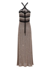D.EXTERIOR ABITO DEGRADE' IN PAILLETTES 62074R 2NERO