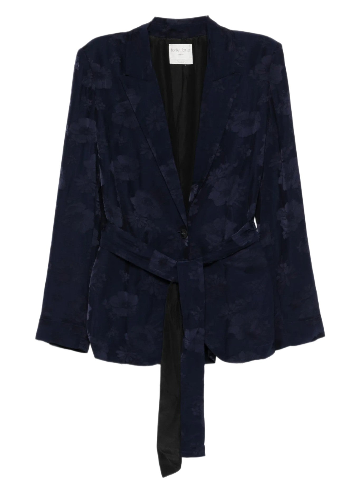 FORTE_FORTE FIORI JAQUARD CON CINTURA 14556_MYJACKET 5015