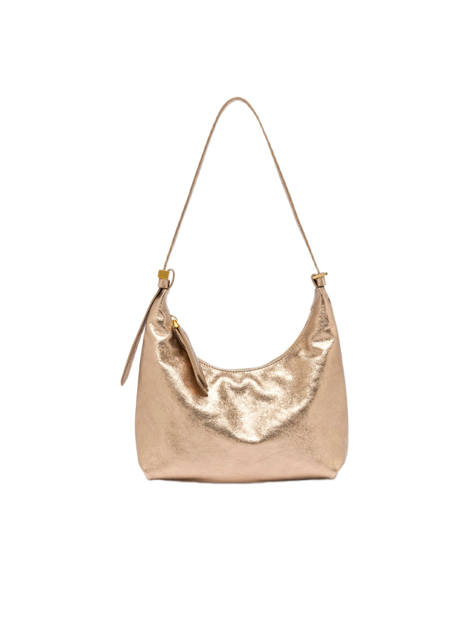 GIANNI CHIARINI FIRENZE ELLA BORSA HOBO LAMINATA IN SUEDE BS11925VNCMET 6083