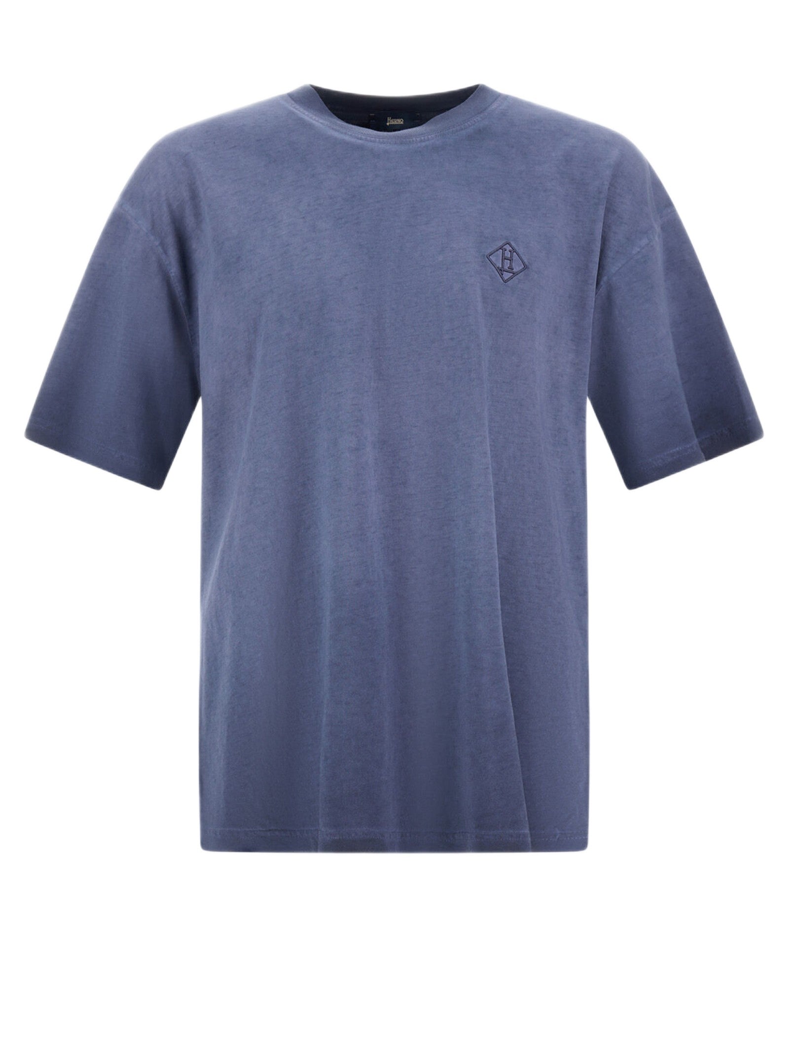 HERNO T-SHIRT JERSEY TINTO IN CAPO JG000242US2116 9200