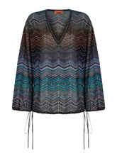 MISSONI BLUSA SCOLLO V PAILLETTES DS26SJ0FBK01H9 SM9ZT