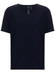 NORMA KAMALI T-SHIRT IN JERSEY KK4266PL104012 MIDNIGHT
