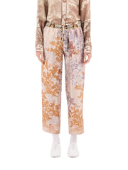 PIERRE LOUIS MASCIA ALOE PANTALONE IN SETA ALOE/S-PT10959 517914