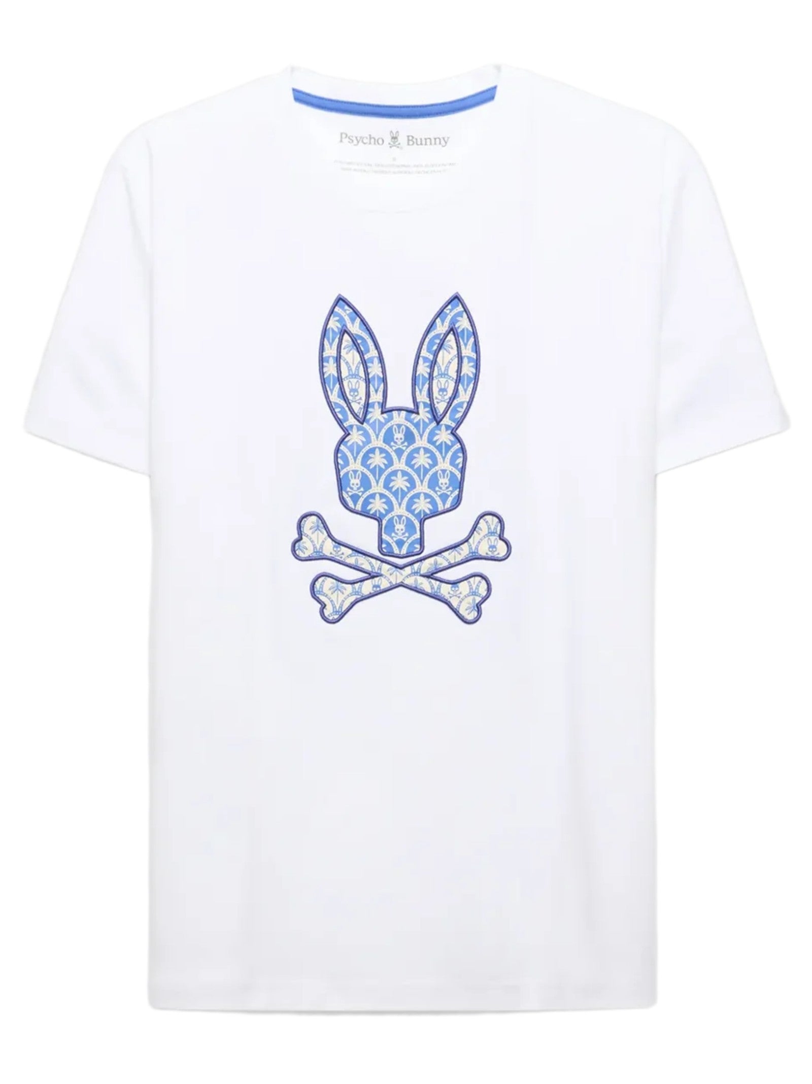 PSYCHO BUNNY BRADY STAMPA RICAMATA MT0200274 100