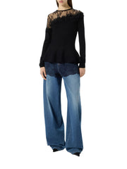 BLUMARINE IN LANA CON CARRE' IN TULLE RF6170MA313 22222