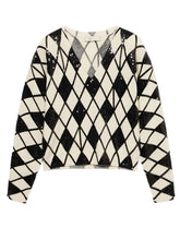 BLUMARINE CASHMERE ROMBI E PAILLETTES RF6175MAB37 L9654