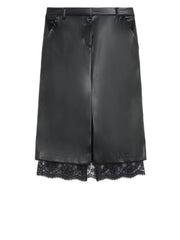 ERMANNO FIRENZE LONGUETTE ECOPELLE E PIZZO D49EO038E98 MF099