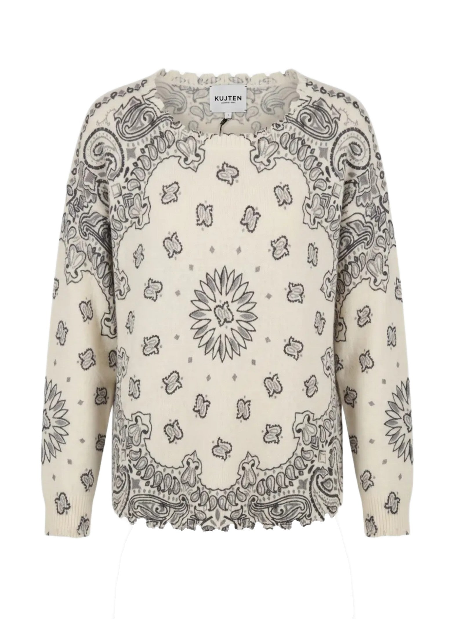 KUJTEN MELA BANDANA BICO GIROCOLLO CASHMERE F2913 2563