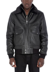 SCHOTT AVIATOR VINTAGE COLLO STACCABILE LC5331X BLACK