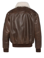 SCHOTT BOMBER AVIATORE LCFLIGHTWX23 BROWN