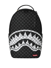 SPRAYGROUND BLACK AND WHITE DRIP CHECK SHARK 910B8553NSZ