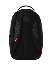 SPRAYGROUND BLACK AND WHITE DRIP CHECK SHARK 910B8553NSZ