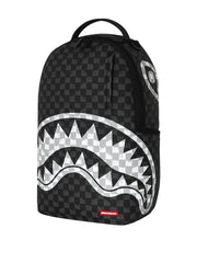 SPRAYGROUND BLACK AND WHITE DRIP CHECK SHARK 910B8553NSZ