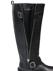 VIA ROMA 15 STIVALE BIKER ZIP ALTA 4280R NERO