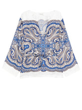P.A.R.O.S.H. BLUSA IN SETA STAMPATA SKINDYD313347 800