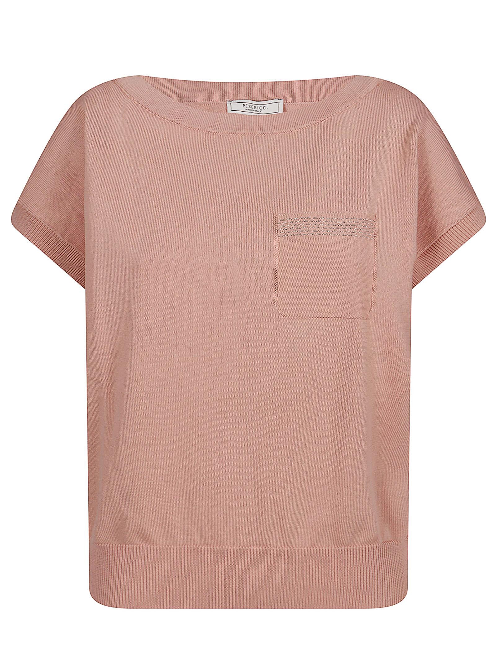 PESERICO MAGLIA IN COTONE CREPE A99058F129173I 96I