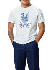 PSYCHO BUNNY BRADY STAMPA RICAMATA MT0200274 100