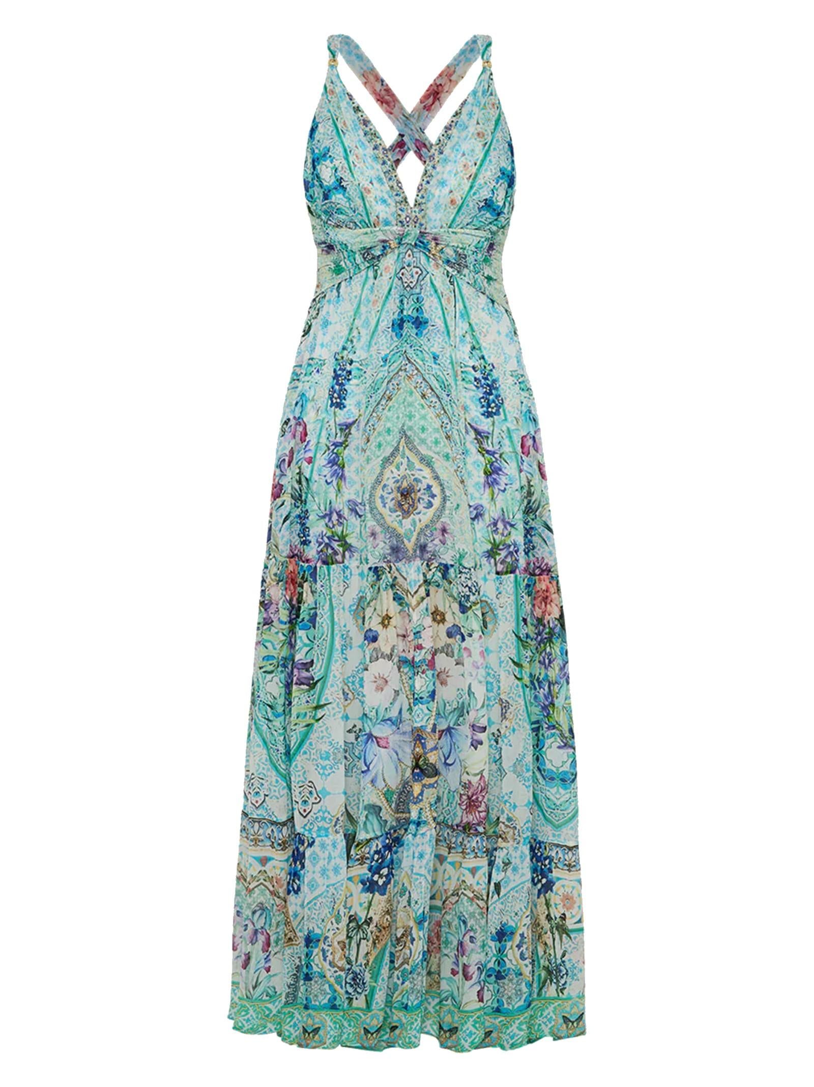 ABITO LUNGO IN SETA 33359 SUNRSINT CAMILLA