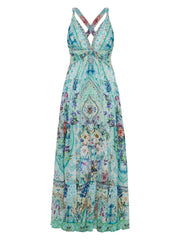 ABITO LUNGO IN SETA 33359 SUNRSINT CAMILLA