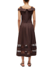 BLUGIRL ABITO MIDI CON INSERTI RA6154T544A 90913