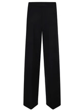 D.EXTERIOR PANTALONE AMPIO LANA MERINOS 61332 2NERO