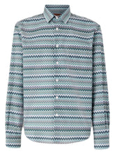 CAMICIA POPELINE ZIG ZAG US25SJ0HBW00W0 S01FS MISSONI