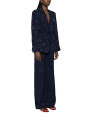 FORTE_FORTE GIACCA FIORI JAQUARD CON CINTURA 14556_MYJACKET 5015