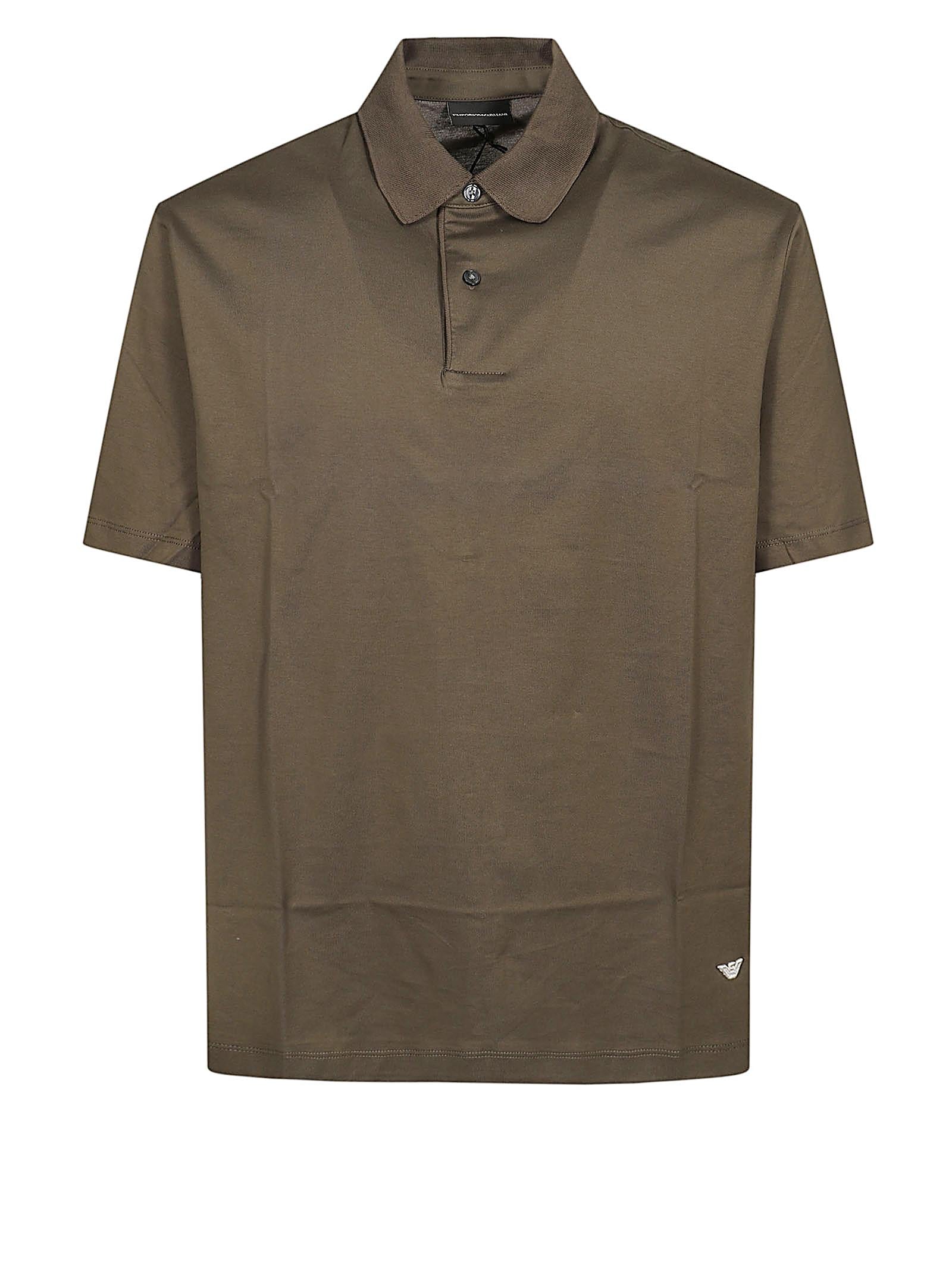 EMPORIO ARMANI POLO LOOSE FIT IN COTONE LEGGERO EM004915AF24470 U6200