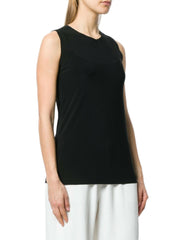 NORMA KAMALI TOP IN JERSEY KK4266PL107001 BLACK
