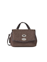 ZANELLATO BORSA POSTINA® BABY IN VIMINI BROWN SOTTOBOSCO 0709002030000 #Z0244