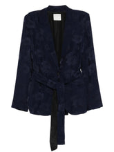 FORTE_FORTE GIACCA FIORI JAQUARD CON CINTURA 14556_MYJACKET 5015