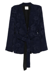 FORTE_FORTE GIACCA FIORI JAQUARD CON CINTURA 14556_MYJACKET 5015