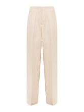 BLUGIRL PANTALONI WIDE LEG MISTO LINO RA6094T8823 21406