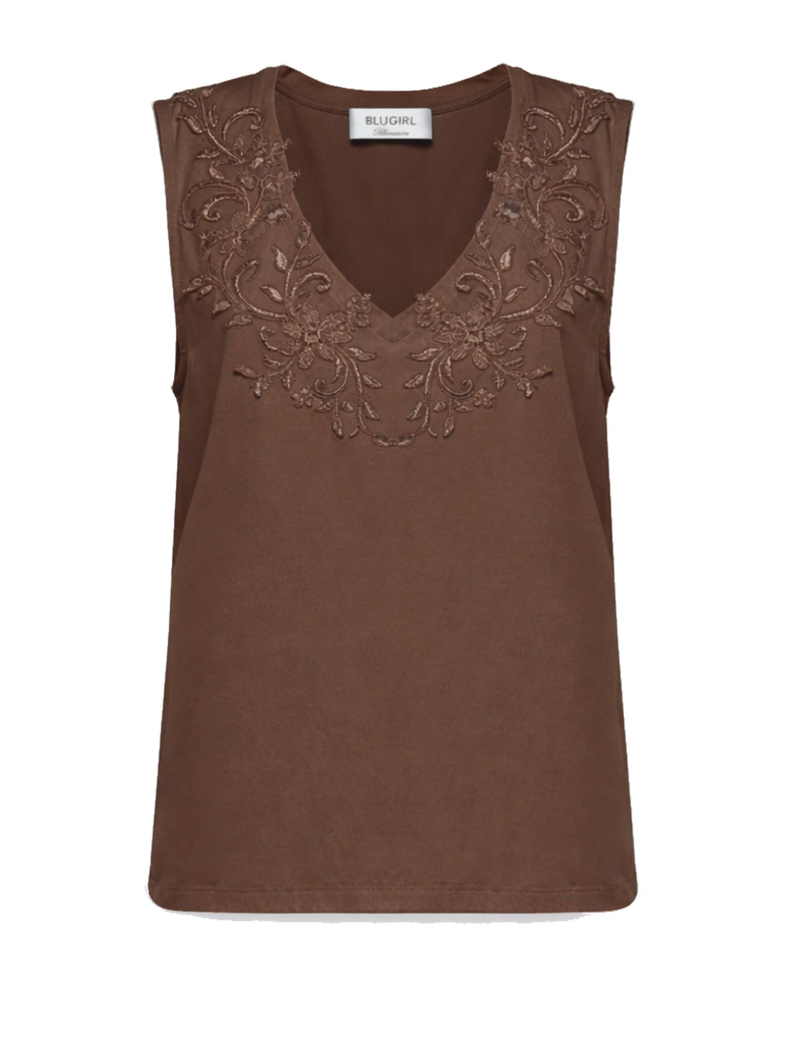 BLUGIRL IN JERSEY CON PIZZO RA6152J5003 90913