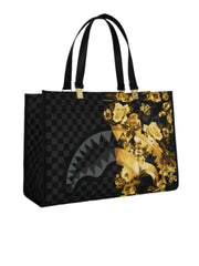 SPRAYGROUND GOLD FLORAL REMIX TORTUGA TOTE BAG 910T9007NSZ