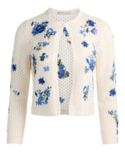 ALICE OLIVIA BY STACEY BENDET ANDERSON CARDIGAN CROCHET CC603546708 U165