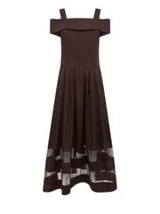 BLUGIRL ABITO MIDI CON INSERTI RA6154T544A 90913