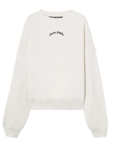 PALM ANGELS BACK CURVED LOGO LOOSE SWEATSHIRT PMBA08JS26FLE004 0310
