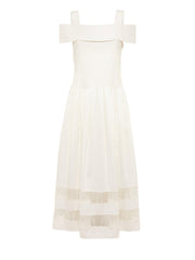 BLUGIRL ABITO MIDI CON INSERTI RA6154T544A 11111