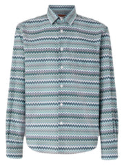 MISSONI CAMICIA POPELINE ZIG ZAG US25SJ0HBW00W0 S01FS