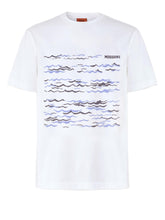 MISSONI T-SHIRT CON STAMPA ONDE BS26SL00BJ00QQ S01KT