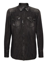 DSQUARED2 CAMICIA WESTERN IN DENIM S74DM0848S30826 900