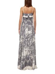 BLUGIRL ABITO LUNGO CON STAMPA PIZZO RA6160T523A P9401